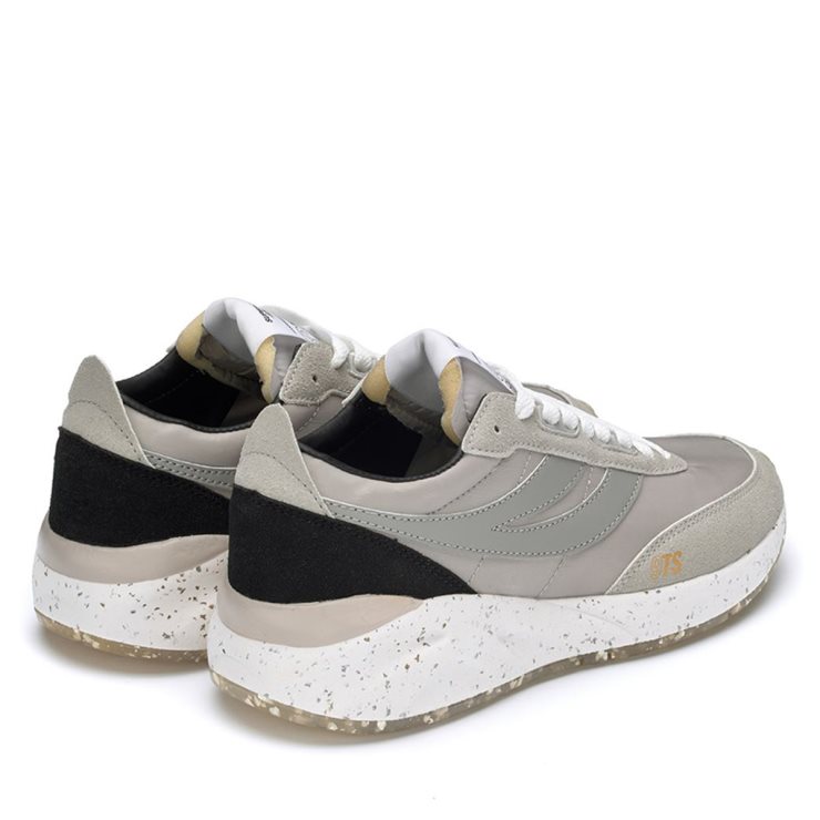 Superga 4089 Training 9ts Slim Veganes Kunstleder Grau Colomba