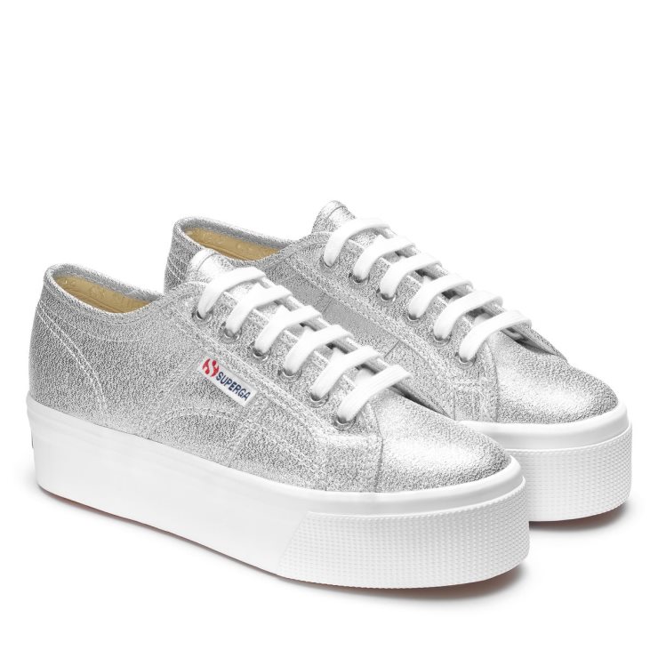 Superga 2790 Lammgrau Silber