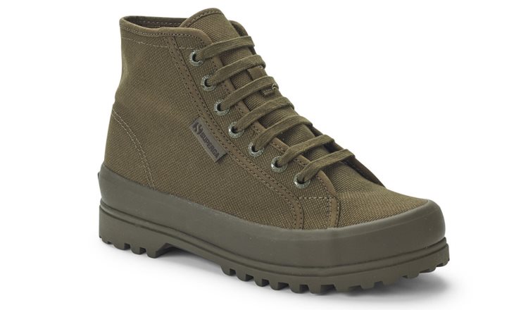 Superga 2341 Cotu Alpina Total Militärgrün