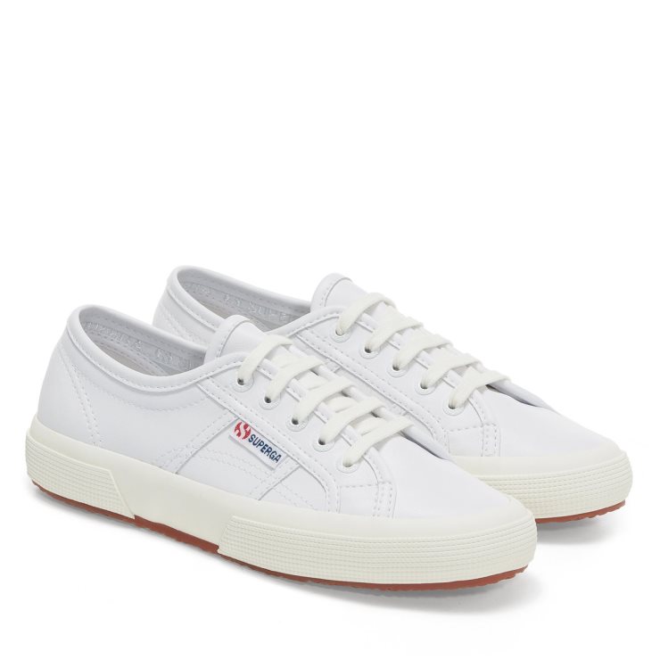 Superga 2750 Veganes Leder Weiß-weiß Avorio