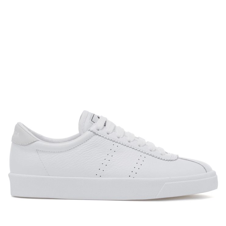 Superga 2843 Club S Comfort Leder Weiß Weiß