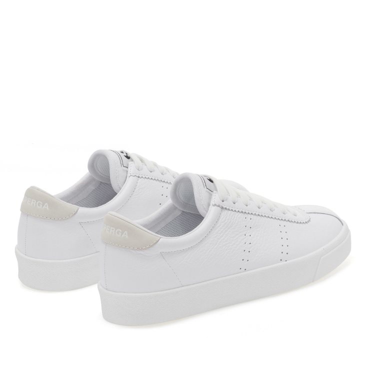 Superga 2843 Club S Comfort Leder Weiß Weiß