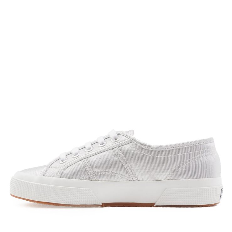 Superga 2750 Microlamew Silber Matt