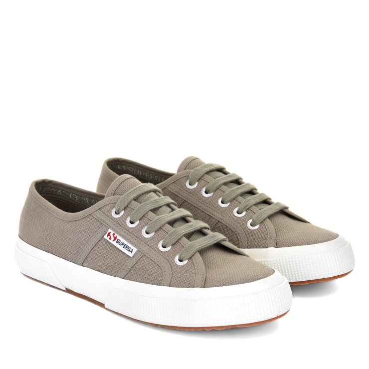 Superga 2750 Cotu Klassische Grüne Safari
