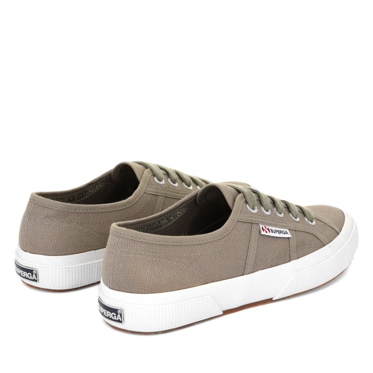 Superga 2750 Cotu Klassische Grüne Safari