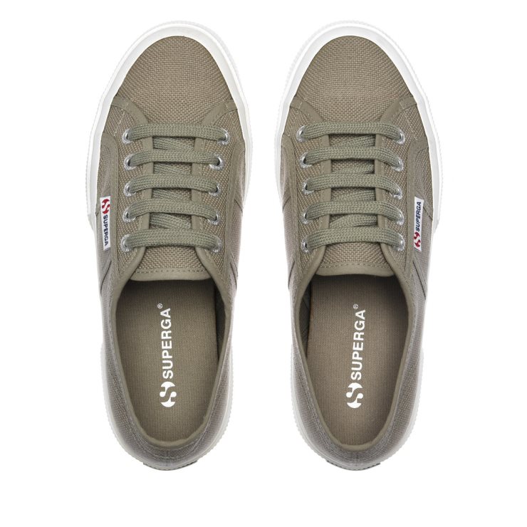 Superga 2750 Cotu Klassische Grüne Safari