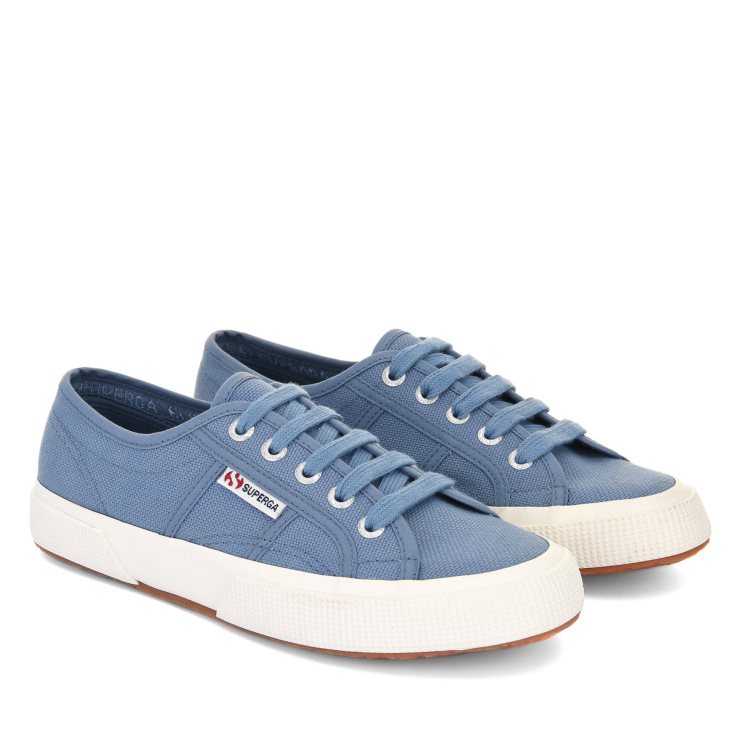 Superga 2750 Cotu Classic Blue Lt Kobalt-f Avorio