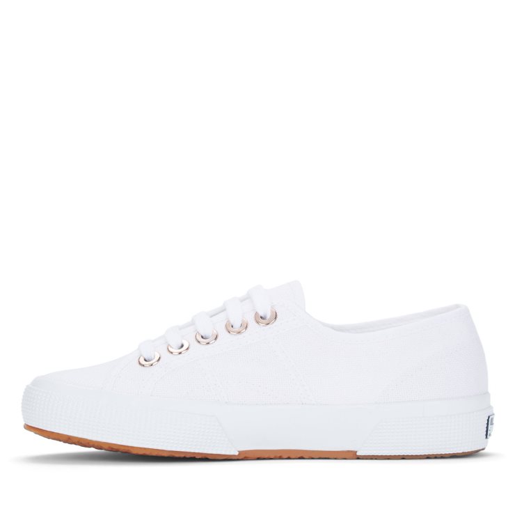 Superga 2750 Cotu Große ösen Weiß-roségold