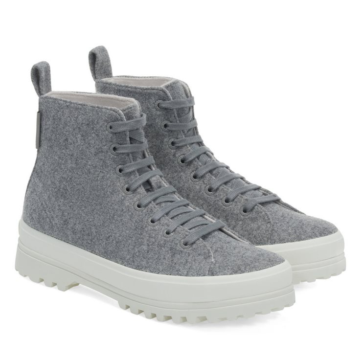 Superga 2644 Alpina Filz Lt Grau-f Avorio