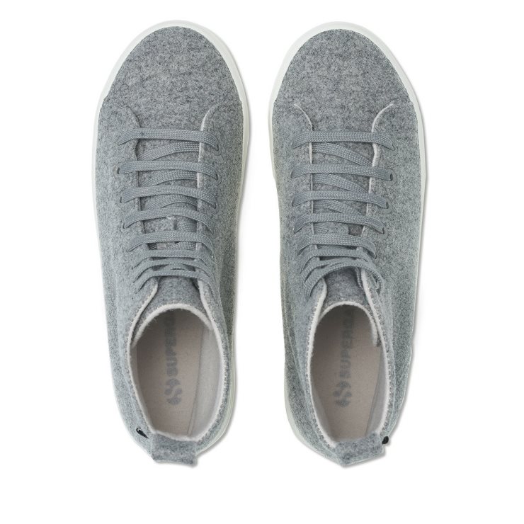 Superga 2644 Alpina Filz Lt Grau-f Avorio
