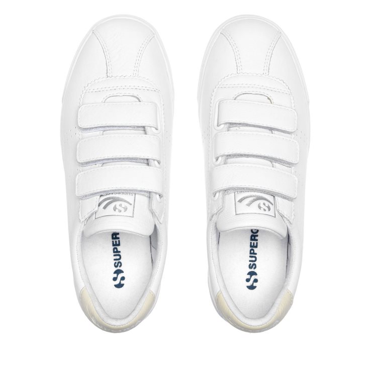 Superga 2870 Superga Sport Club Armband Weiß-beige Gesso-weiß Avorio