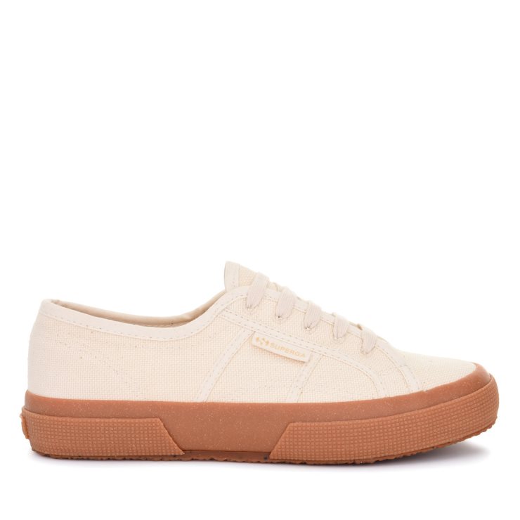Superga 2750 Organic Canvas Naturbeige-Gummi