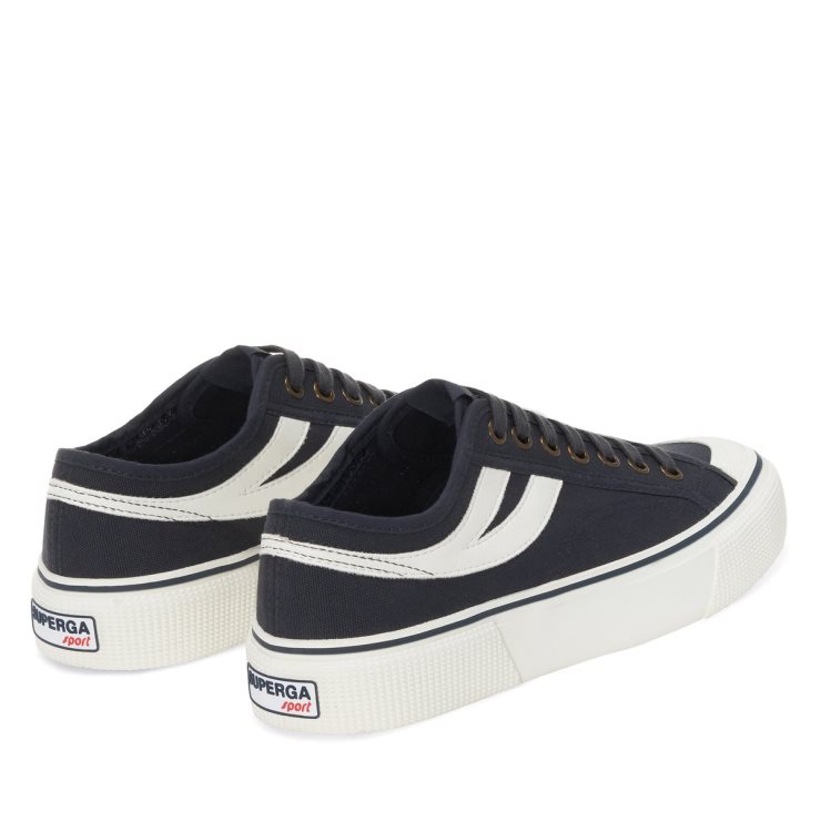 Superga 2750 Panatta 3.0 Blaugrau Dk Weiß Avorio
