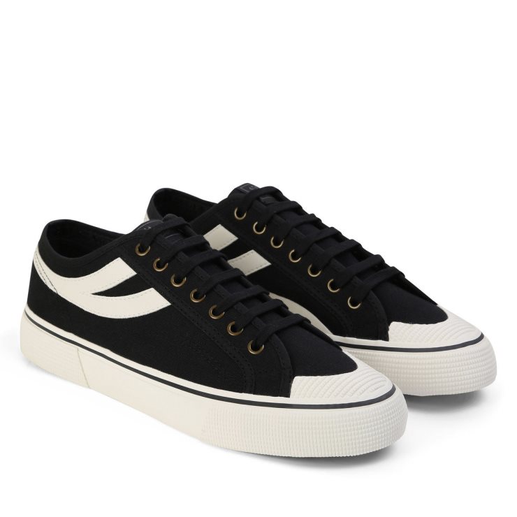 Superga 2750 Panatta 3.0 Schwarz-weiß Avorio
