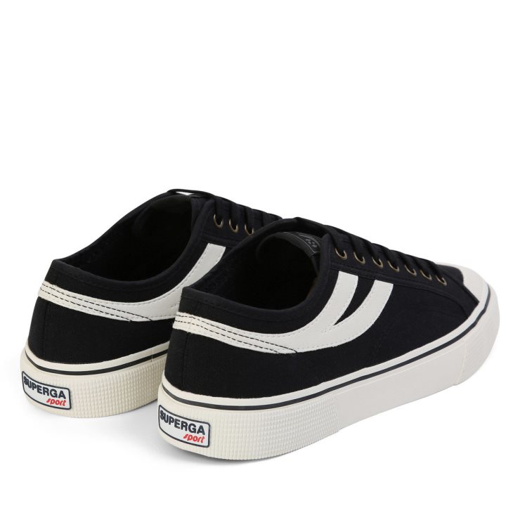 Superga 2750 Panatta 3.0 Schwarz-weiß Avorio