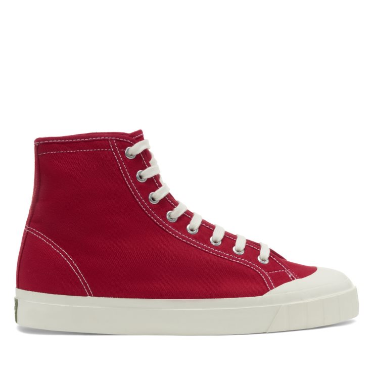Superga 3192 Campionato Korb Rote Flamme Weiß Avorio
