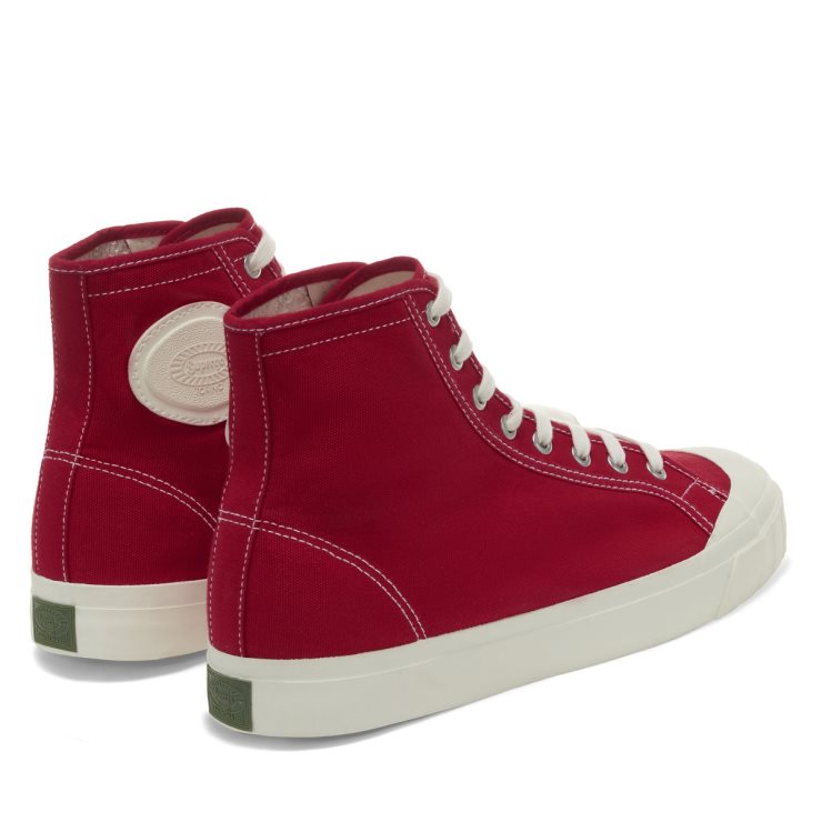 Superga 3192 Campionato Korb Rote Flamme Weiß Avorio