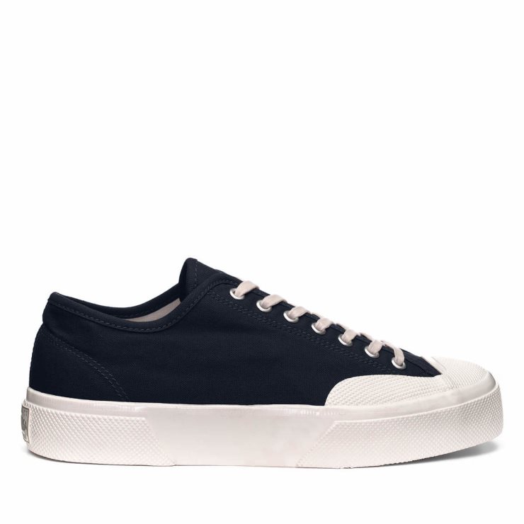 Superga 2432 W C1150 Selvedge Duck Navy-off White