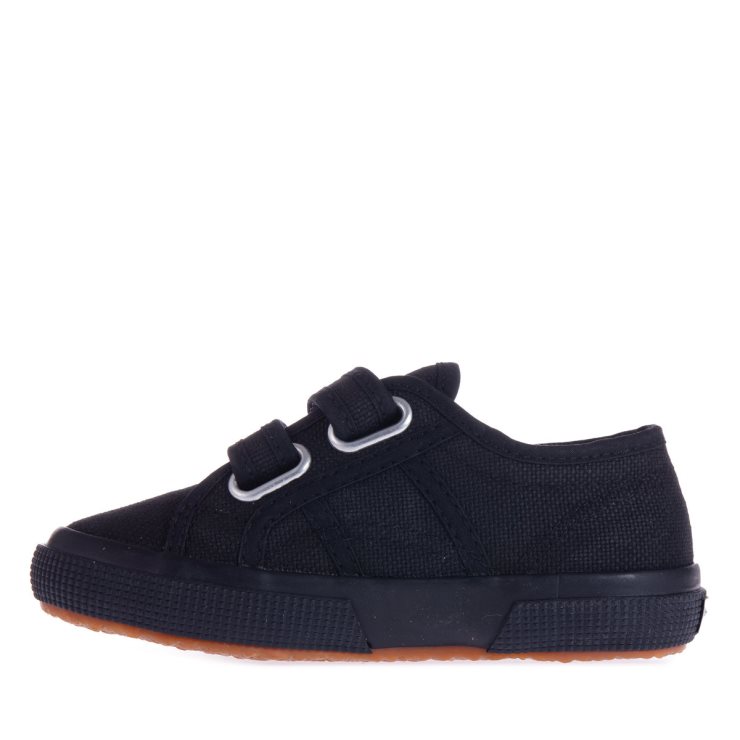 Superga 2750 Jstrap Classic Kinder Komplett Schwarz
