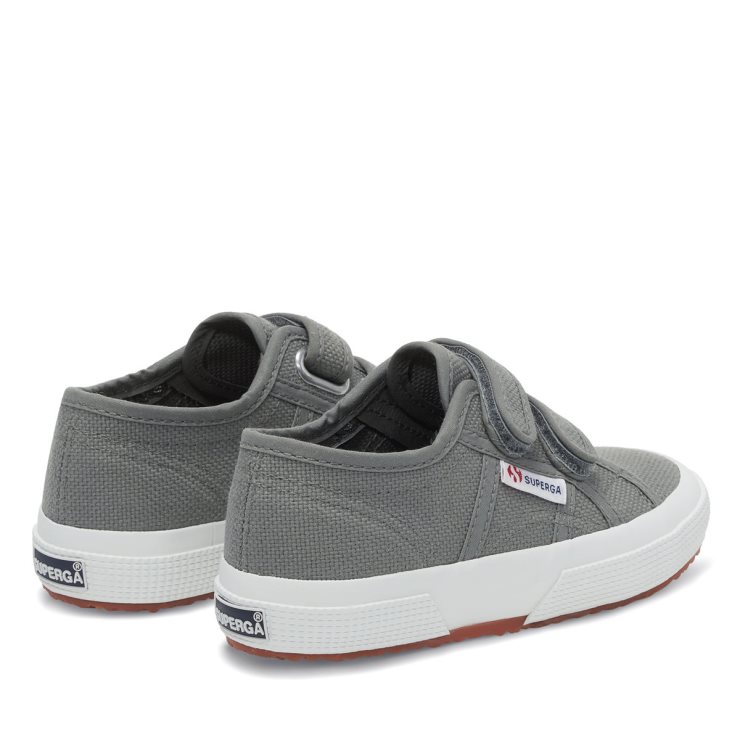 Superga 2750 Jstrap Classic Kinder Grau Salbei