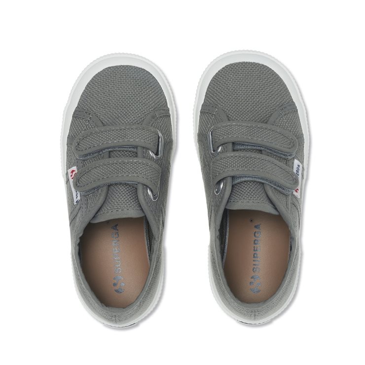 Superga 2750 Jstrap Classic Kinder Grau Salbei