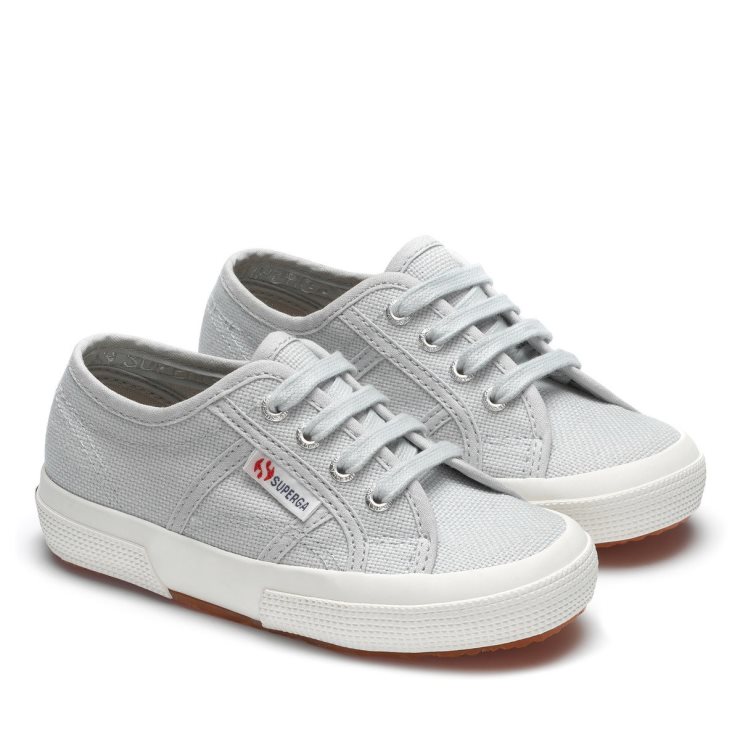 Superga 2750 Jcot Classic Kids Grau Lilla-f Avorio