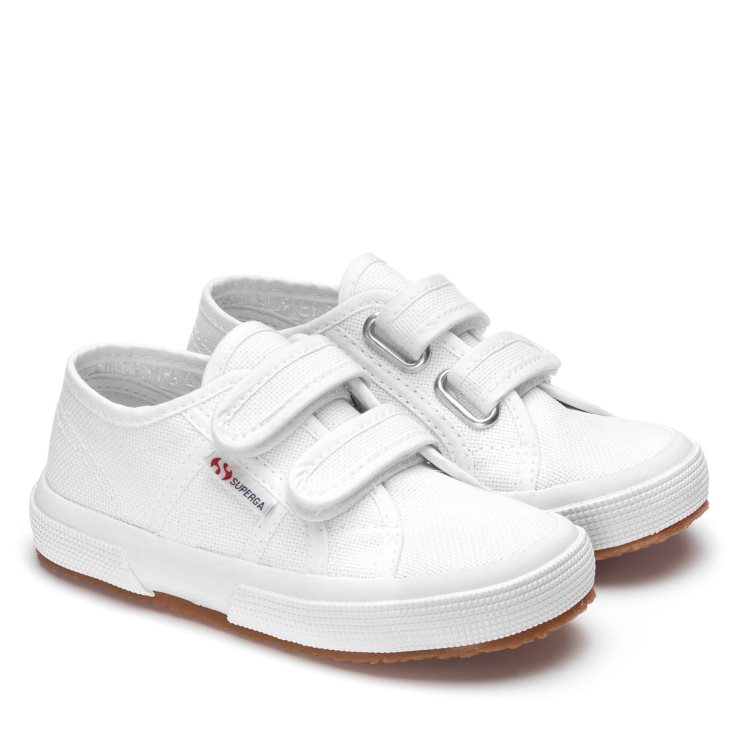 Superga 2750 Jstrap Classic Kinder Weiß