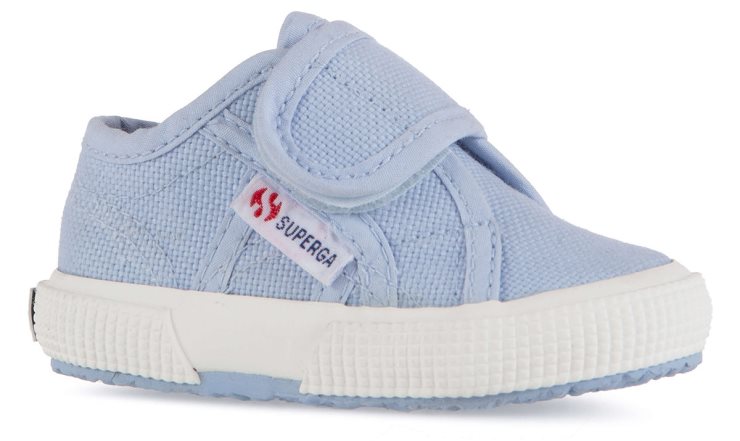 Superga 2750 Bstrap Baby Azur Tageslicht-f Avorio