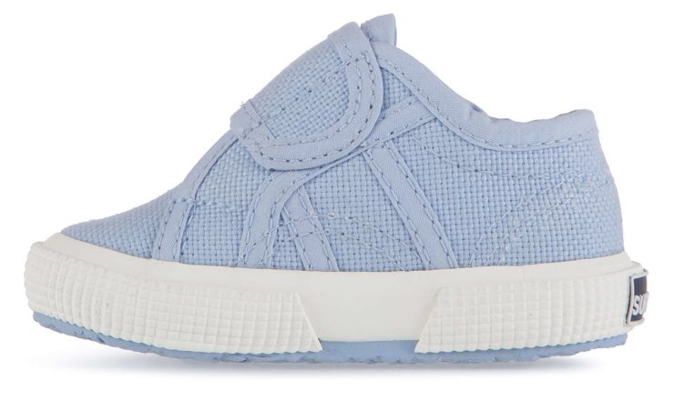 Superga 2750 Bstrap Baby Azur Tageslicht-f Avorio
