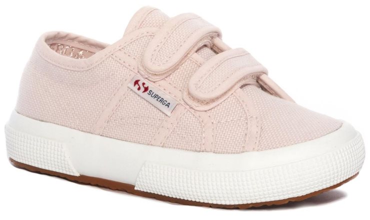 Superga 2750 Jstrap Classic Kinder Pink Blasslila