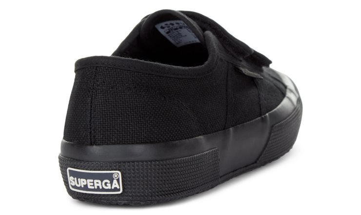 Superga 2750 Jstrap Classic Kinder Total Schwarz