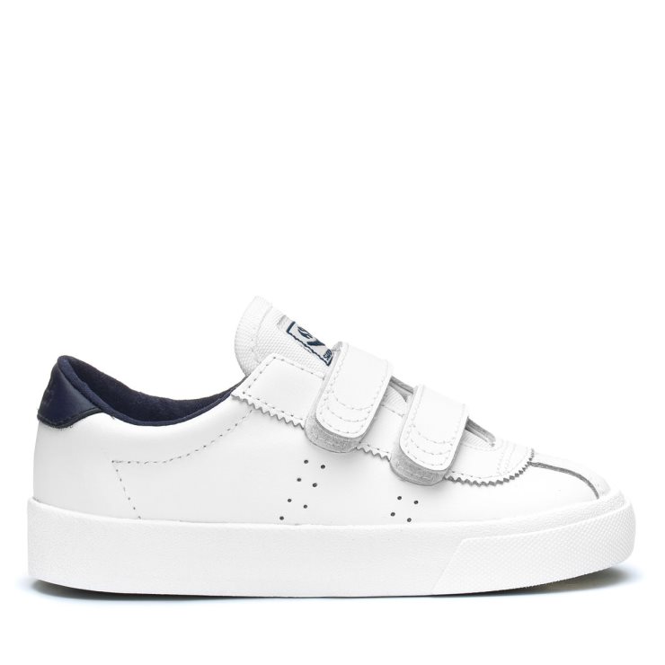 Superga 2843 Superga Sport Club Kinder Weiß - Navy