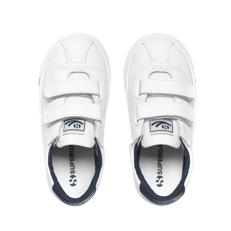 Superga 2843 Superga Sport Club Kinder Weiß - Navy