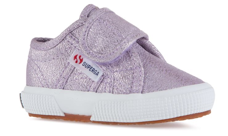 Superga 2750 Babygurt Lame Violett Lilla