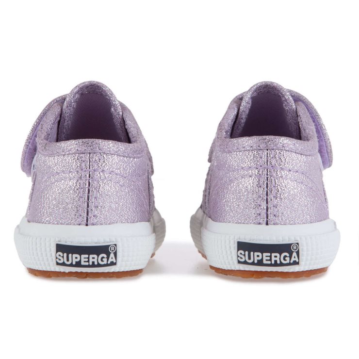 Superga 2750 Babygurt Lame Violett Lilla