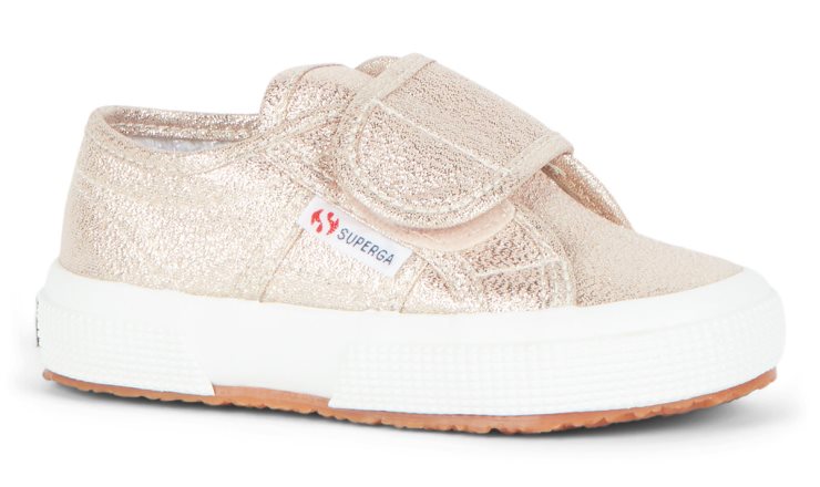 Superga 2750 Babyarmband Lame Rose Platin