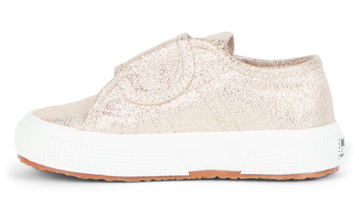 Superga 2750 Babyarmband Lame Rose Platin