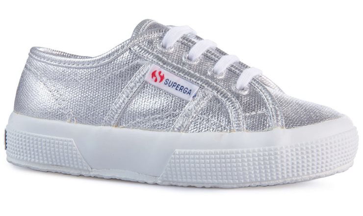 Superga 2750 Metallic Grau Silber