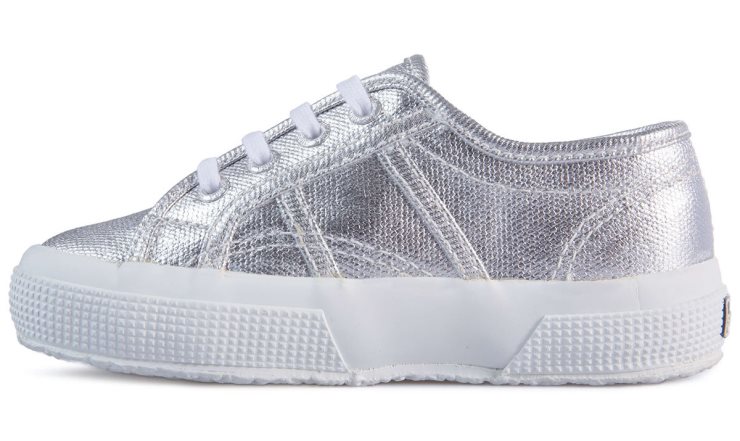 Superga 2750 Metallic Grau Silber