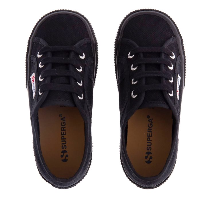 Superga 2750 Jcot Classic Kinder Komplett Schwarz