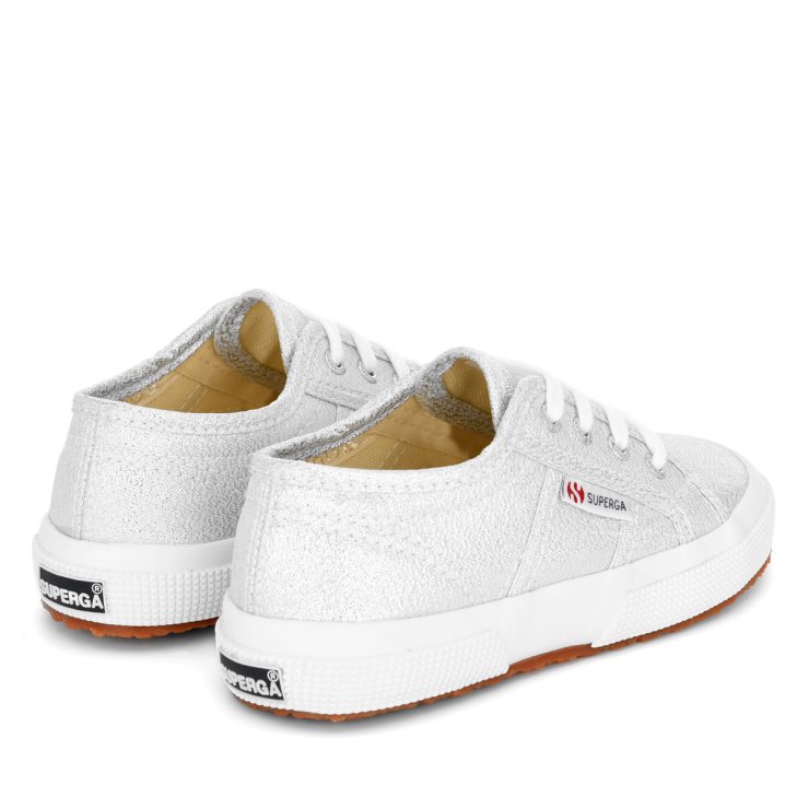 Superga 2750 Lamew Kinder Grau Silber