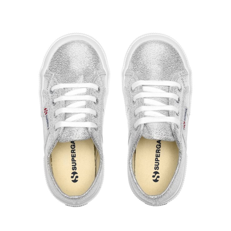 Superga 2750 Lamew Kinder Grau Silber