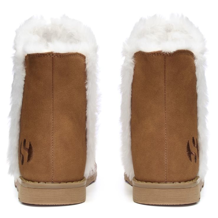 Superga 4033 Kinder Wildlederimitat Braun Bronze