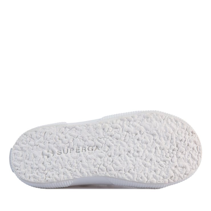 Superga 2750 Kinderriemen Polkadots Weiß-schwarze Punkte