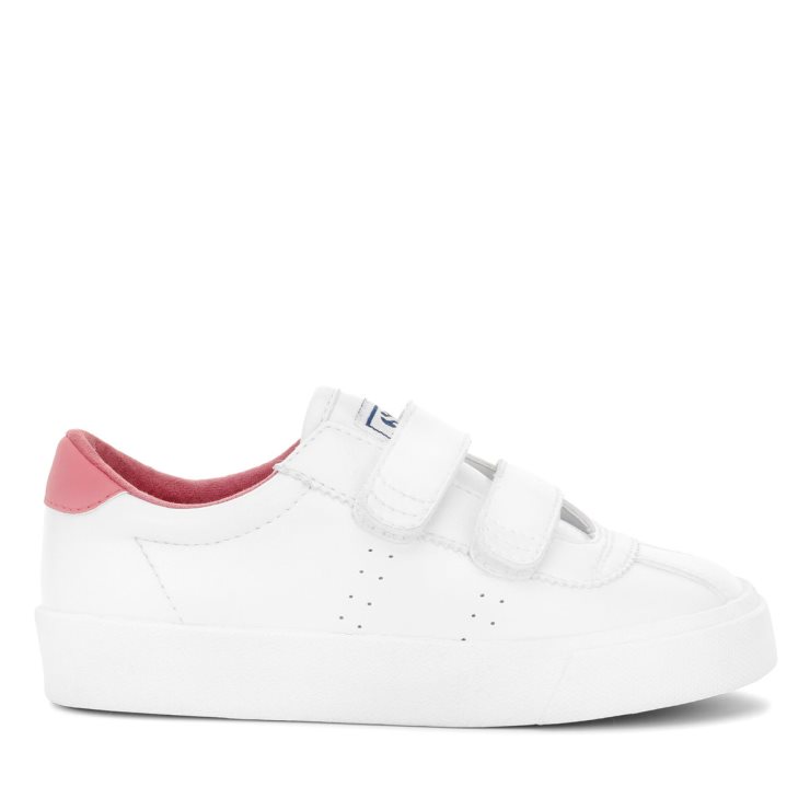 Superga 2843 Kids Club S Vegan White-pink Dusty