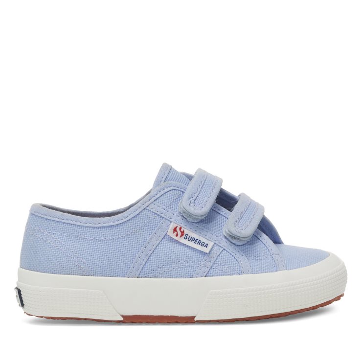 Superga 2750 Jstrap Classic Kids Violett Lt-f Avorio