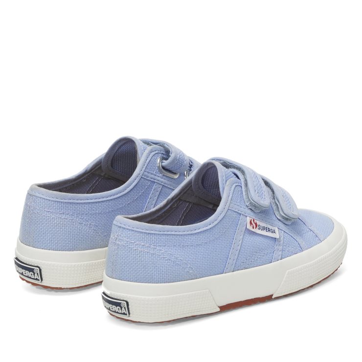 Superga 2750 Jstrap Classic Kids Violett Lt-f Avorio