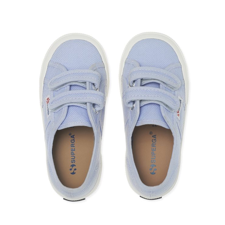 Superga 2750 Jstrap Classic Kids Violett Lt-f Avorio