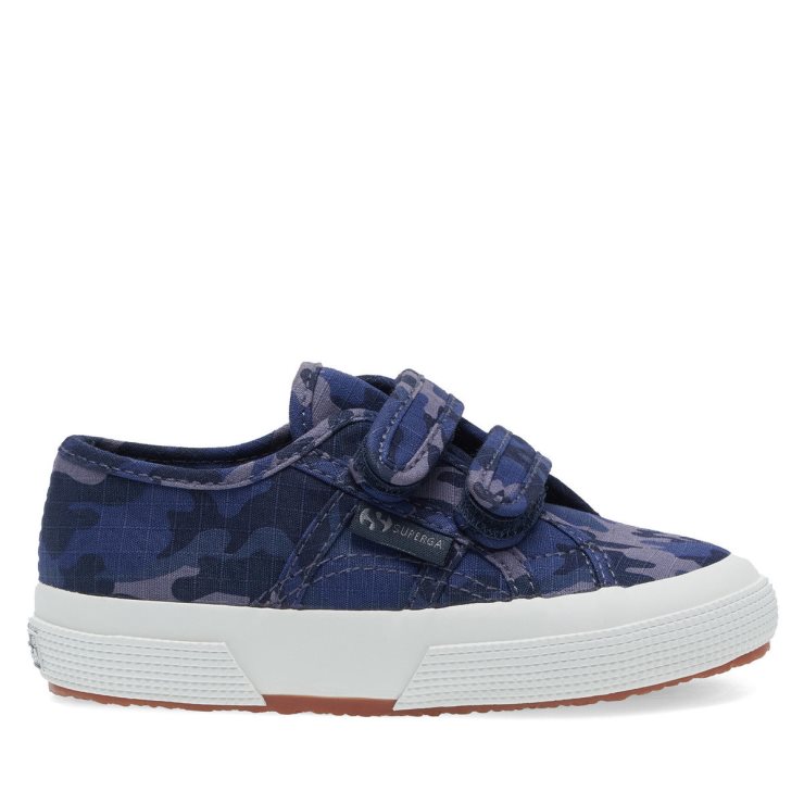 2750 Kindergurte Camo Ripstop Blau Grau Dk Camouflage Superga