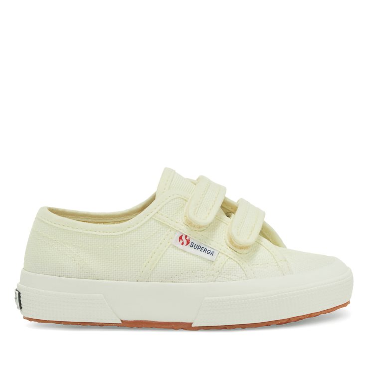 Superga 2750 Jstrap Classic Kinder Grün Lt-f Avorio